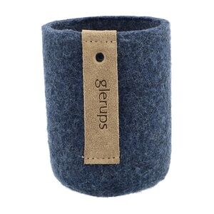 Glerups Denim Blur Wool Felt Coozie